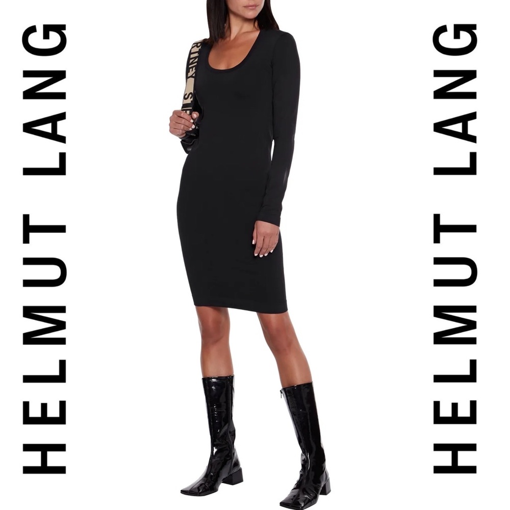 - HELMUT LANG Stretch-jersey dress